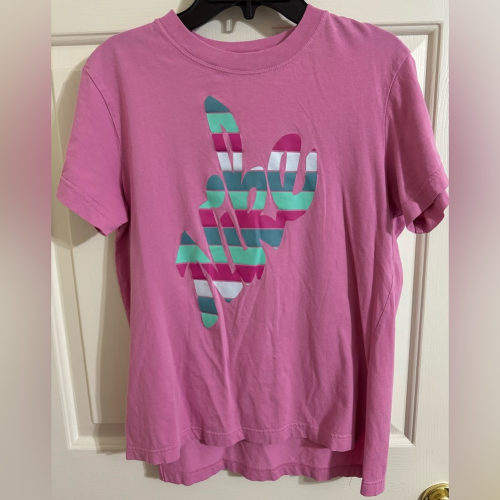 Girls Nike Pink Short Sleeve Top Size XL